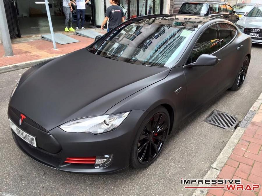  Tesla Model S P90D by Impressive Wrap 2016 года  (фото 1 из 7)